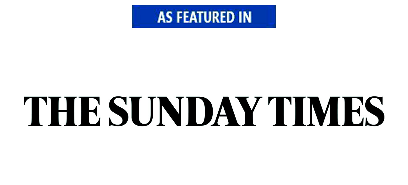 As Featured The Sunday Times