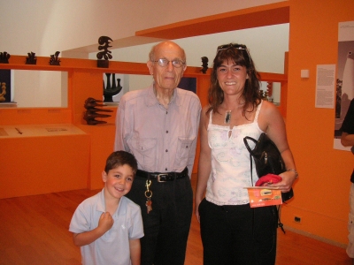 Me and my son with Pancho Guedes