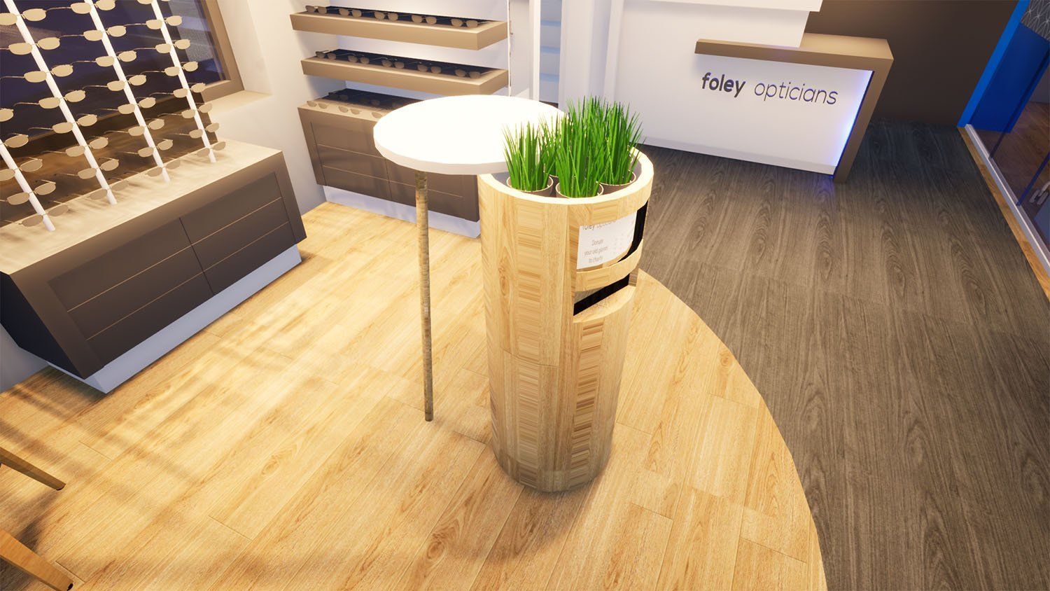 Opticians Middle Table - Isabel Barros RIAI Architects Wexford | Ireland