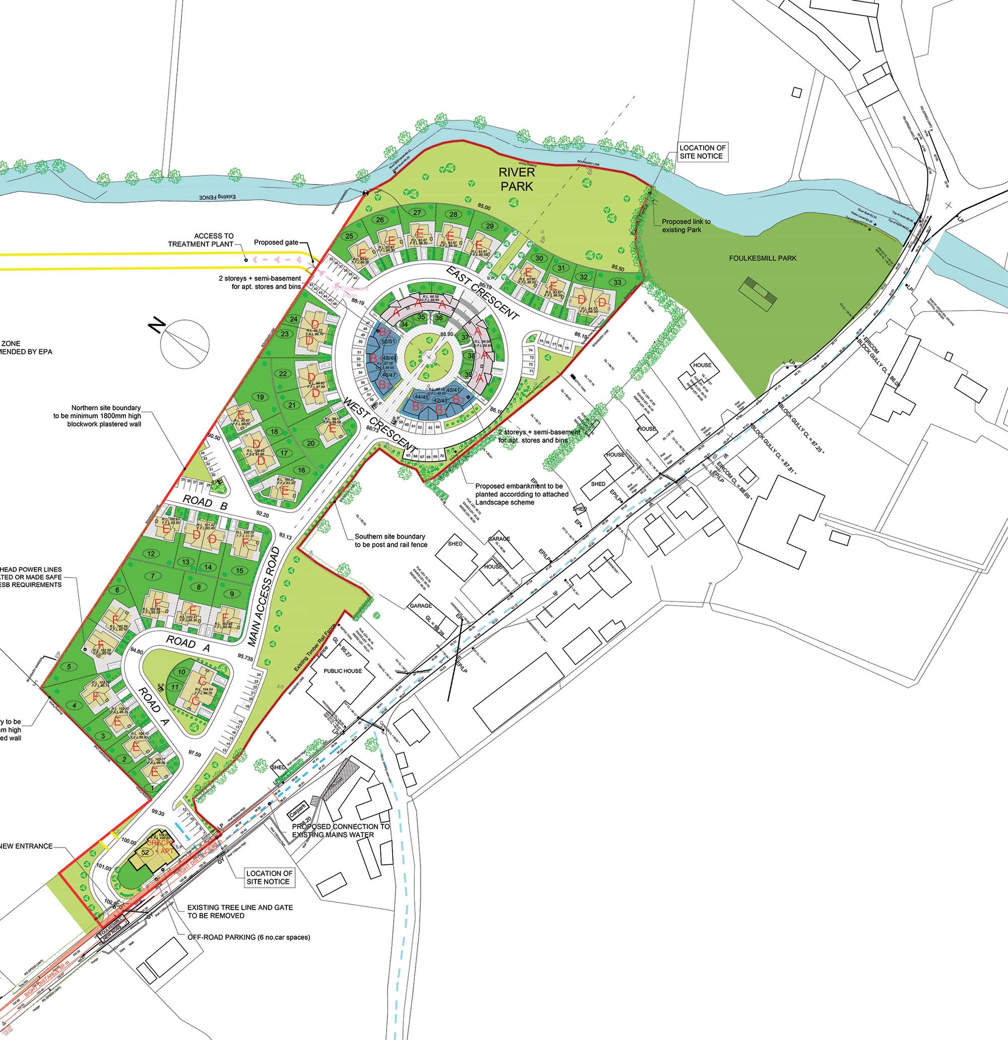 Foulksmill Site - Isabel Barros RIAI Architects Wexford | Ireland